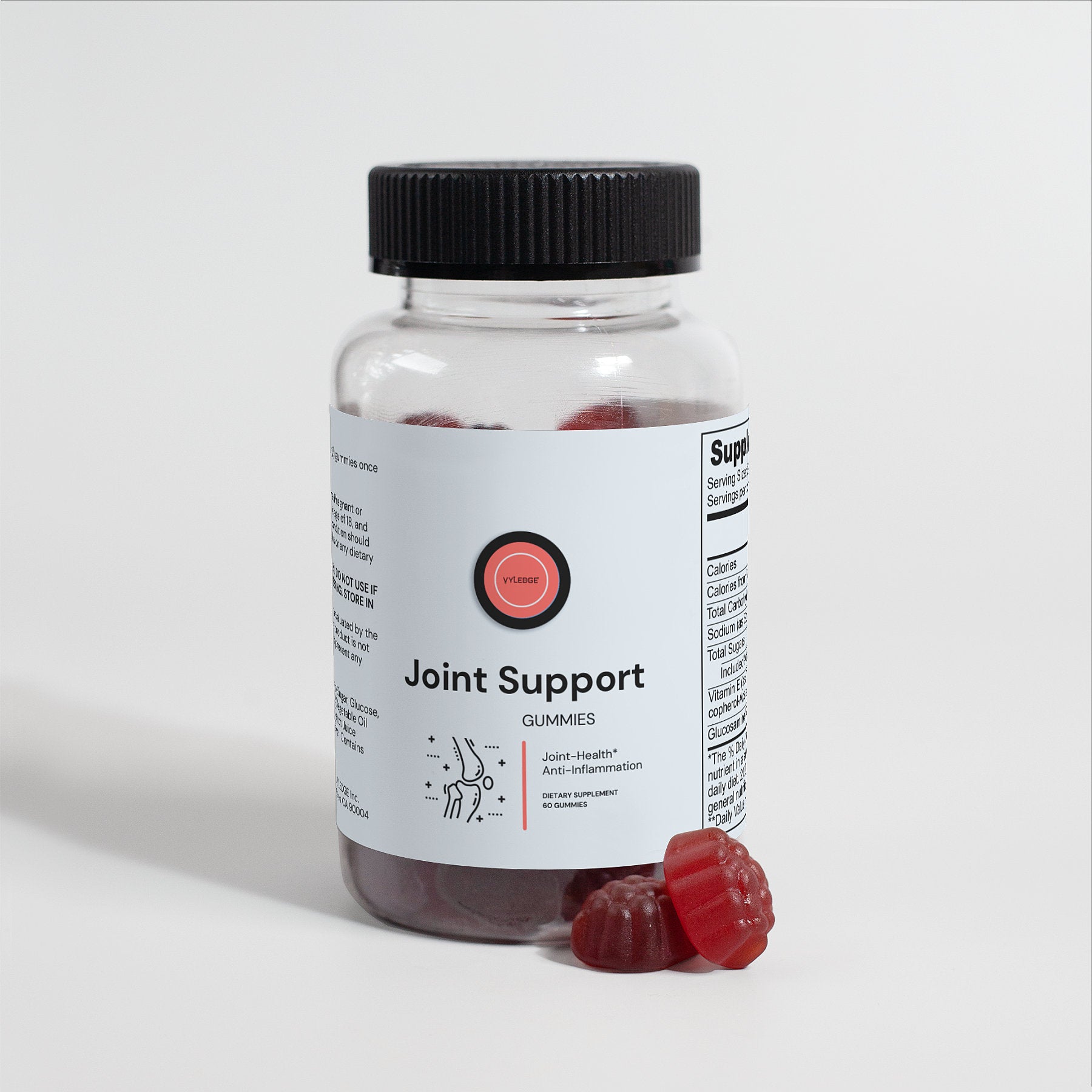 Advanced Joint Support Raspberry Gummies for Adults