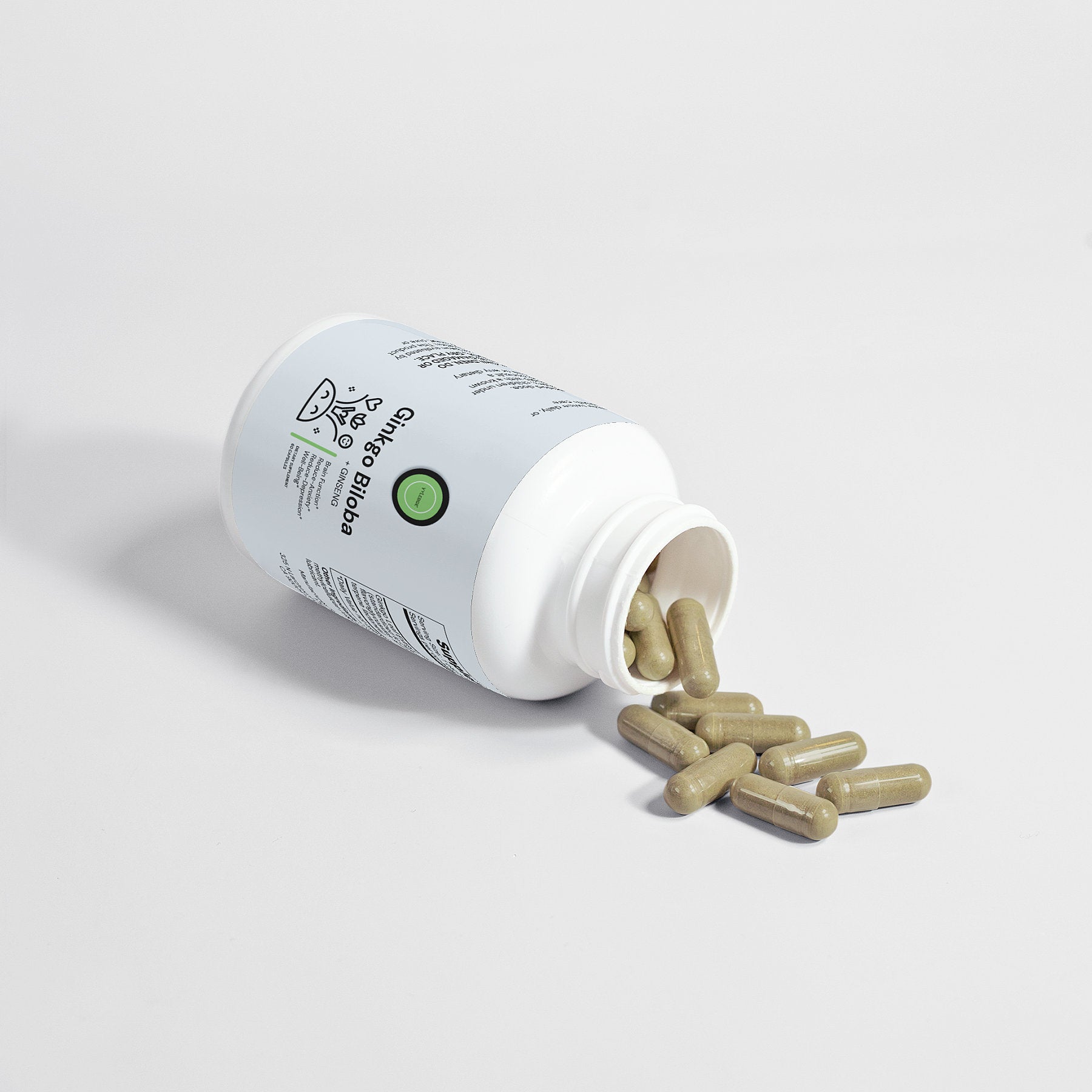 Ginkgo Biloba and Ginseng Capsules