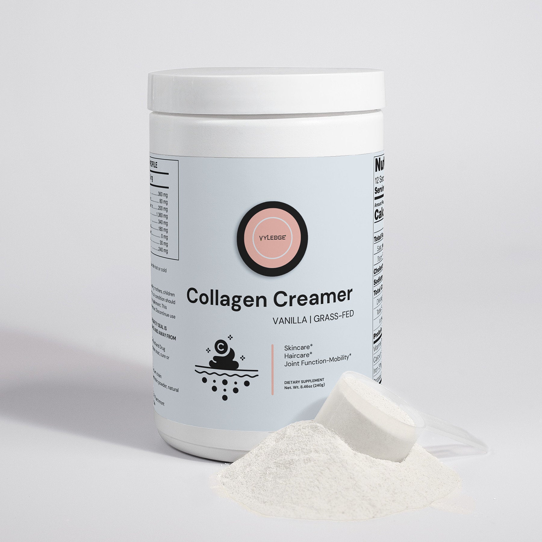 Vanilla Flavored Grass-Fed Collagen Creamer