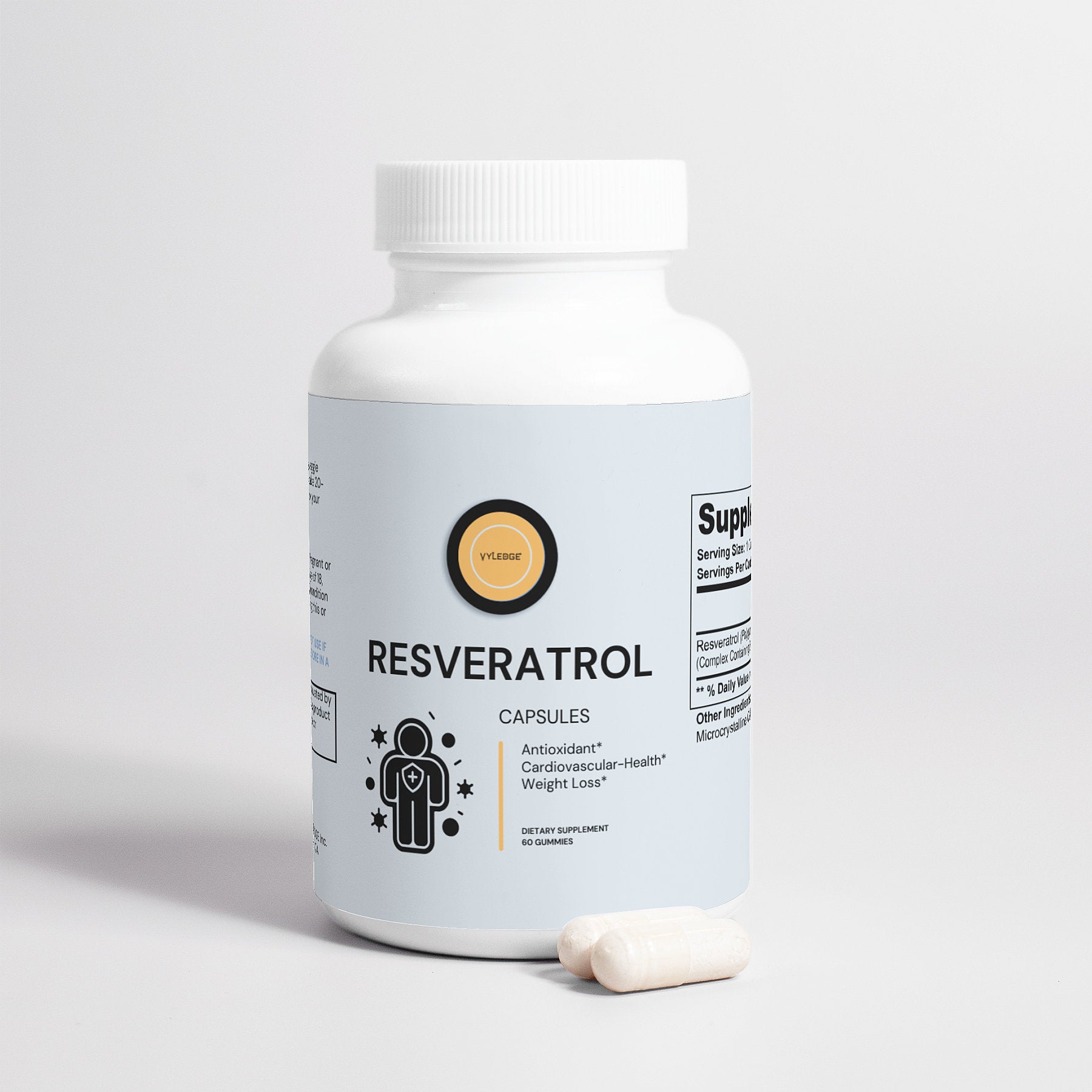 Resveratrol Max Strength Antioxidant 50% 600mg